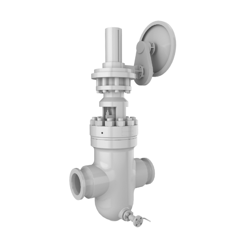 expanding gate valve